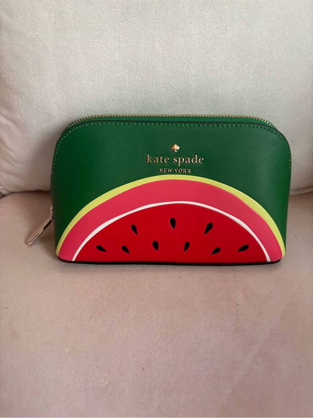 Kate Spade Watermelon Cosmetic Bag - New